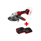 Шлифмашина угловая аккумуляторная + акк + ЗУ Einhell PXC TE-AG AXXIO 18/150 Li BL