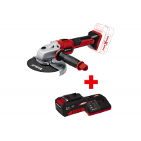 Шлифмашина угловая аккумуляторная + акк + ЗУ Einhell PXC TE-AG AXXIO 18/150 Li BL