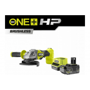 Бесщеточная углошлифмашина Ryobi ONE+ HP RAG18X-1C40S