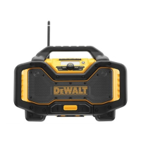 Зарядное устройство DeWALT, с радиоприемником, 10.8-18 В, 3 А, DCR027
