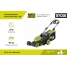 Бесщеточная газонокосилка Ryobi MAX POWER 36В RY36LMXP40A-150