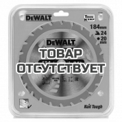 Пильный диск DeWALT CONSTRUCTION DT1951, 184/20 мм.