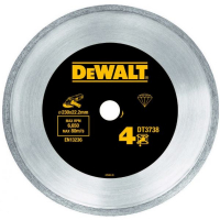 Алмазный круг сплошной по керамике 230/22.2 мм DeWALT DT3738