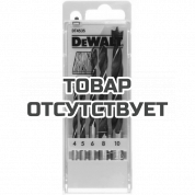 Набор сверл DeWALT DT4535, по дереву 4-10 мм, 5 шт.