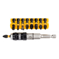Набор бит DeWALT DT70518T, 25 мм, EXTREME IMPACT TORSION с шарнирным держателем насадок, 10 предметов