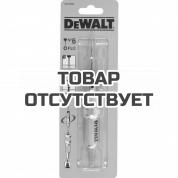 Быстросменный узел DeWALT DT7600, хвостовик, бита Pz2, пилотное сверло с зенкером для шурупов толщиной 3 мм, Flip&amp;Drive