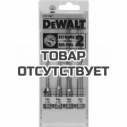 Набор буров DEWALT DT9700, SDS-plus в пластиковой кассете, 4 шт.
