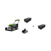 Комплект: Газонокосилка аккумуляторная Greenworks LM221S, Зарядное устройство G82C2, Аккумулятор GD-82 + 2й АКБ в подарок
