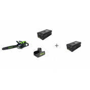 Комплект: Пила цепная аккумуляторная GD-82 82V GREENWORKS GD82CS51, Зарядное устройство G82C2, Аккумулятор G82B5 + 2й АКБ в подарок