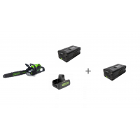 Комплект: Пила цепная аккумуляторная GD-82 82V GREENWORKS GD82CS51, Зарядное устройство G82C2, Аккумулятор G82B5 + 2й АКБ в подарок