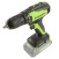 Дрель-шуруповерт аккумуляторный Greenworks GD24DD35 24V, с 1 АКБ 2Ач и ЗУ