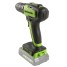 Дрель-шуруповерт аккумуляторный Greenworks GD24DD35 24V, с 1 АКБ 2Ач и ЗУ