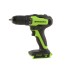Дрель-шуруповерт аккумуляторный Greenworks GD24DD35 24V, с 1 АКБ 2Ач и ЗУ