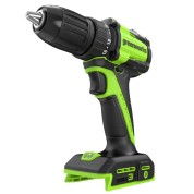 Дрель-шуруповерт аккумуляторный GREENWORKS DD345 24V, с 2 АКБ 2Ач и ЗУ