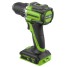 Дрель-шуруповерт аккумуляторный GREENWORKS DD560 24V, с 2 АКБ 2Ач и ЗУ