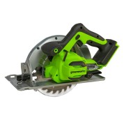 Дисковая пила аккумуляторная Greenworks GD24CS185 24V, с 1 АКБ 5Ач и ЗУ