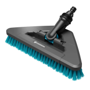 Щетка Gardena Cleansystem Handle Brush с жесткой гибкой ручкой, предназначенная для больших, износостойких поверхностей