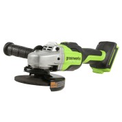 Угловая шлифовальная машина аккумуляторная Greenworks GD24AG 24V, с 1 АКБ 4Ач и ЗУ
