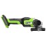 Угловая шлифовальная машина аккумуляторная GREENWORKS GD24AG 24V, с 1 АКБ 4Ач и ЗУ