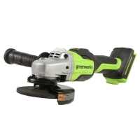 Угловая шлифовальная машина аккумуляторная GREENWORKS GD24AG 24V, с 1 АКБ 4Ач и ЗУ