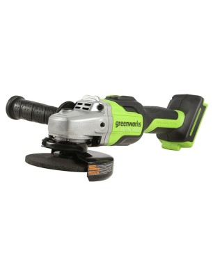 Угловая шлифовальная машина аккумуляторная GREENWORKS GD24AG 24V, с 1 АКБ 4Ач и ЗУ
