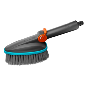 Ручная щетка Gardena Cleansystem Hand Brush M мягкая, подключается к водопроводу, для небольших поверхностей