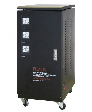 Трехфазный стабилизатор электромеханического типа Ресанта АСН-20000/3-ЭМ