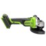 Угловая шлифовальная машина аккумуляторная GREENWORKS AG590 24V, с 1 АКБ 8Ач и ЗУ
