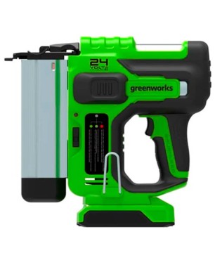 Гвоздезабиватель аккумуляторный GREENWORKS GD24BN 24V, с 1 АКБ 2Ач и ЗУ