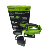Лобзик аккумуляторный Greenworks GD24JS90 24V, с 1 АКБ 2Ач и ЗУ
