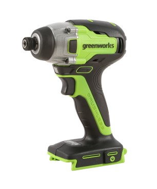 Винтоверт ударный аккумуляторный GREENWORKS GD24ID3 24V, с 1 АКБ 4Ач и ЗУ