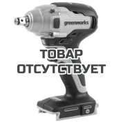 Гайковерт ударный аккумуляторный GREENWORKS GD24IW400 24V, с 1 АКБ 4Ач и ЗУ