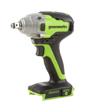 Гайковерт ударный аккумуляторный GREENWORKS GD24IW400 24V, с 1 АКБ 4Ач и ЗУ