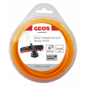 Леска триммерная GEOS звезда Penta 2.4мм, 15м