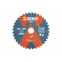 Диск пильный по дереву 190х30 мм, 36Т SENIX AECS-0006