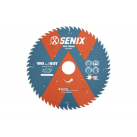 Диск пильный по дереву 190х30 мм, 60Т SENIX AECS-0007