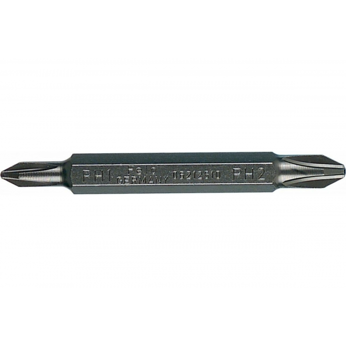 Бита двухсторонняя серия Industrial (10 шт; PH1/PH2; 60 мм) Felo 06212610