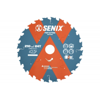 Диск пильный по дереву 210х30 мм, 24Т SENIX AECS-0008