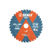 Диск пильный по дереву 210х30 мм, 36Т SENIX AECS-0009