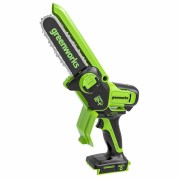 Цепная мини-пила аккумуляторная Greenworks CS2410A, 24V, 10см, без АКБ и ЗУ
