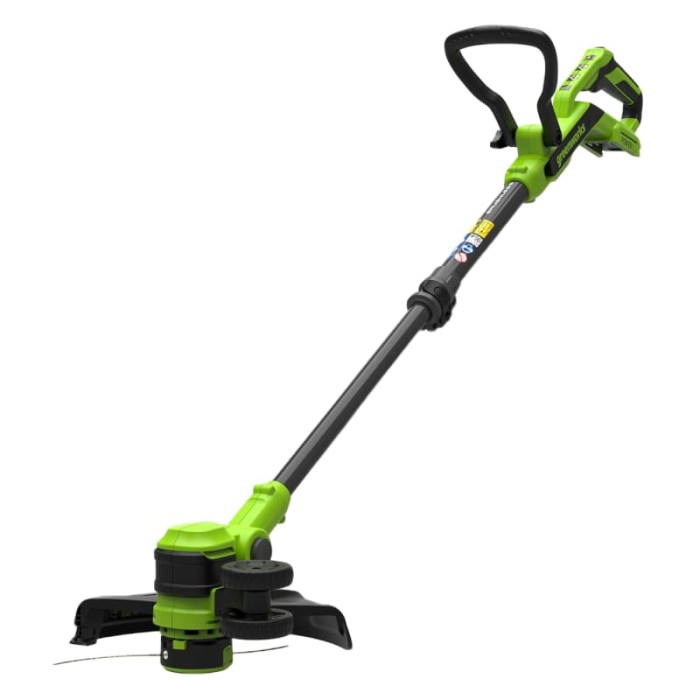 Триммер аккумуляторный Greenworks ST3002, 24V, 30 см, 1 АКБ 4Ач и ЗУ