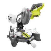 Пила торцовая аккумуляторная Ryobi EMS190DC-0