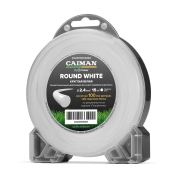 Леска триммерная Caiman Round White круглая 2,4 мм, 15 м