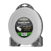 Леска триммерная Caiman Round White круглая 2,4 мм, 88 м