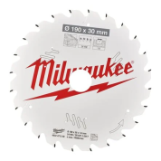 Диск для циркулярных пил по дереву Milwaukee CSB P W 190x30x1,6x24ATB (1шт)