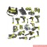 Набор инструментов Big  Mega Set  Ryobi R18CK19-LL525S ONE +