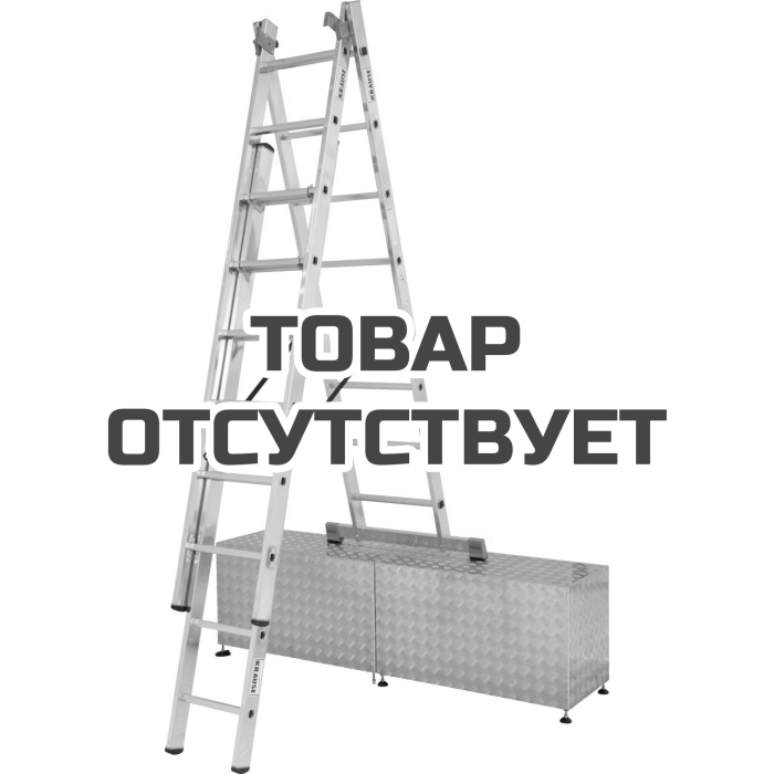 Лестница прехсекционная универсальная с допфункцией KRAUSE Monto Tribilo+ 6,05 м