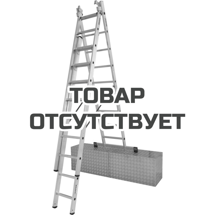 Лестница трехсекционная универсальная с допфункцией KRAUSE Stabilo 6,85 м