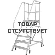 Лестница односторонняя передвижная с площадкой KRAUSE Stabilo 3,45 м